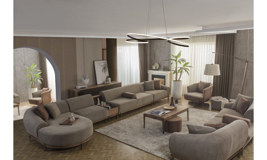 Milano Modern Medium Köşe Koltuk - Köşe Koltuk Takımı